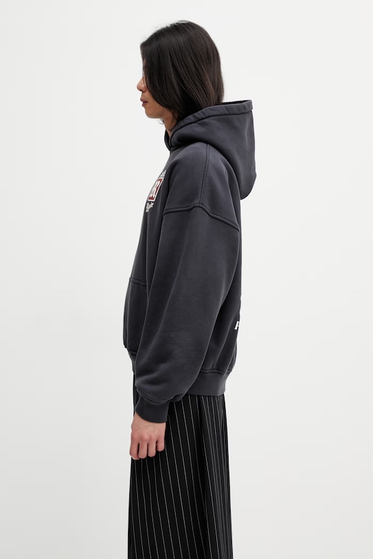 RHUDE Fumar 91 bluza z kapturem bawełniana męska RHSS26HO04012 czarny SS26