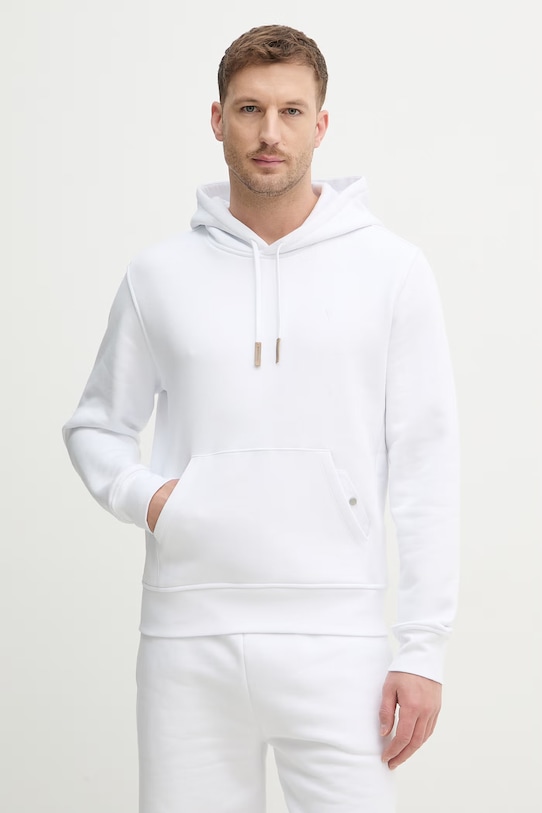 Trussardi bluza bawełniana bawełna biały G8078000131N