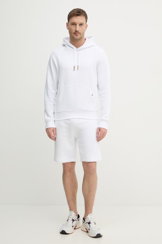 Trussardi bluza bawełniana G8078000131N biały SS26