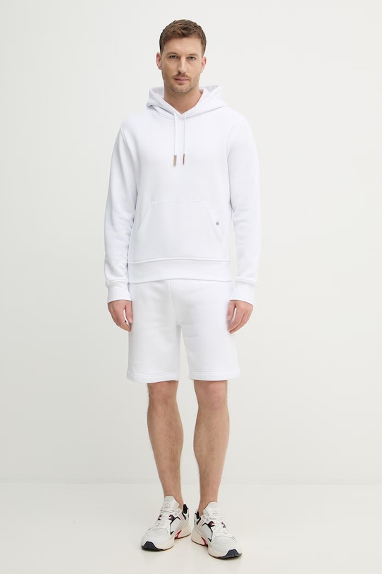 Trussardi bluza bawełniana G8078000131N biały SS26