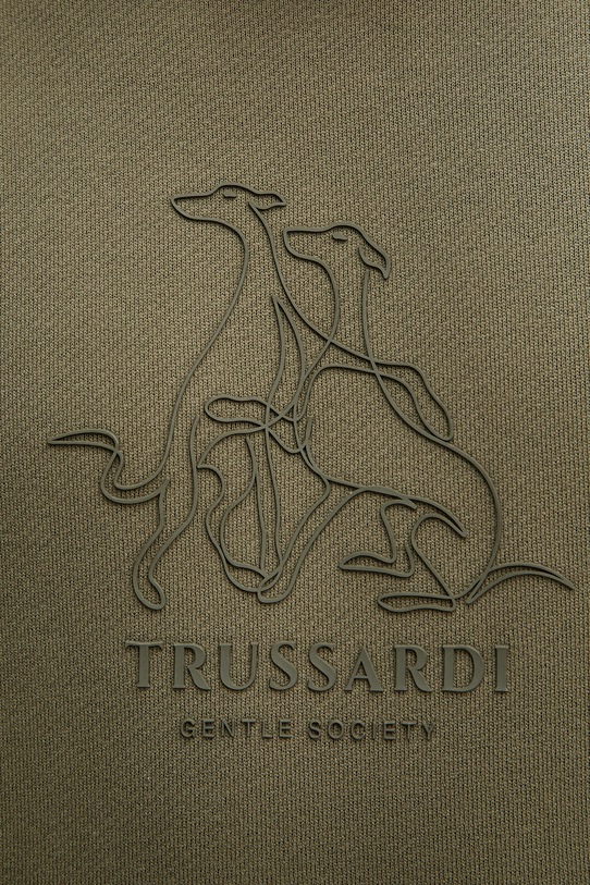 Trussardi bluza bawełniana G8218000117N zielony