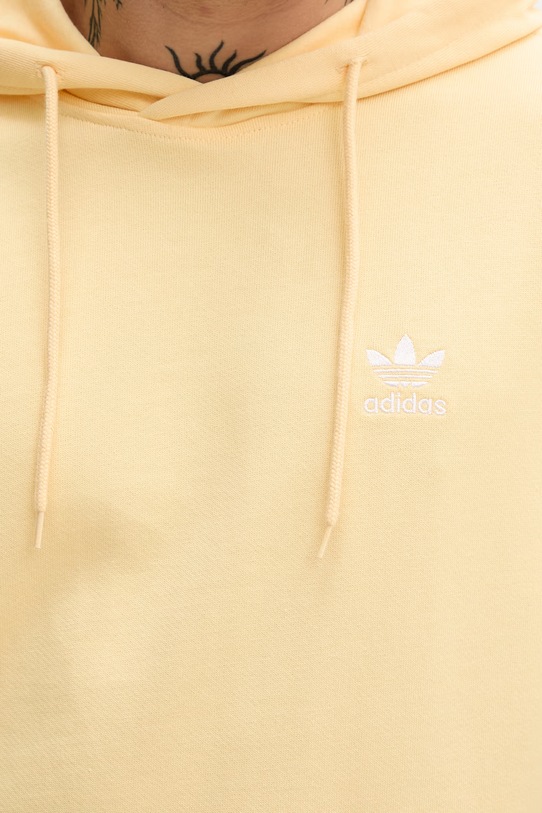 adidas Originals mikina s kapucí dámská bavlněná KE1158 žlutá