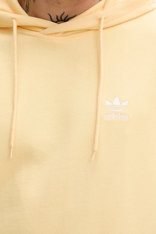 adidas Originals mikina s kapucí dámská bavlněná KE1158 žlutá