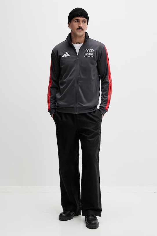 adidas bluza męska x Audi KE6784 szary SS26