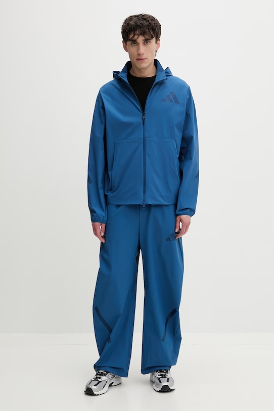 Adidas bluza rozpinana z kapturem męska x Z.N.E KF1823 niebieski SS26