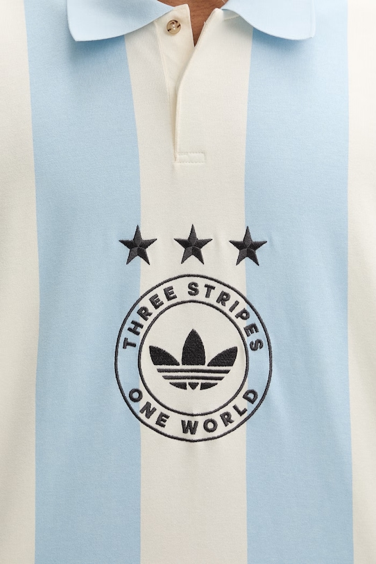 adidas Originals bluza męska bawełniana KU9190 niebieski