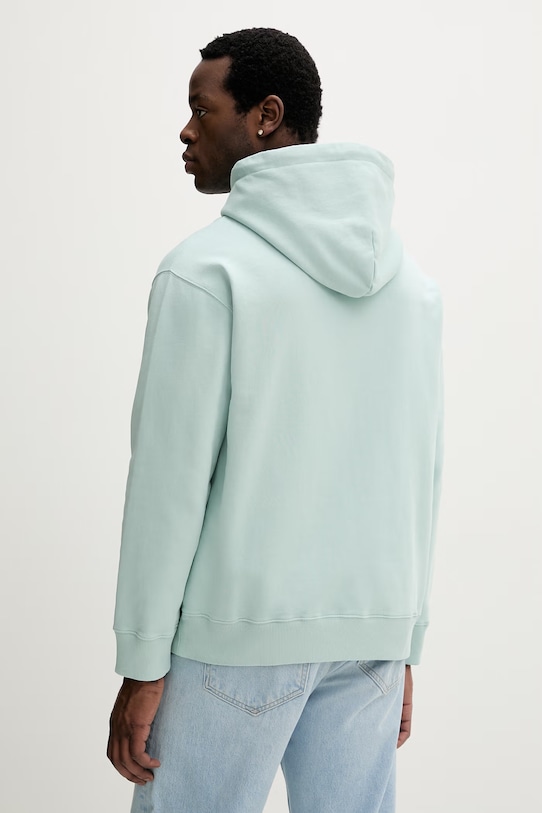 Odzież MM6 Maison Margiela bluza bawełniana SH0GU0042.M25025.544 turkusowy