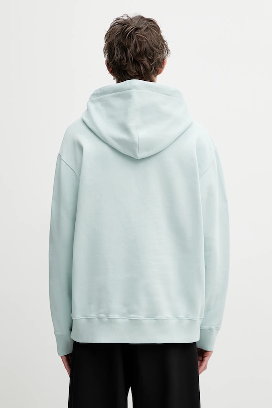 Odzież MM6 Maison Margiela bluza bawełniana SH0GU0042.M25025.544 turkusowy