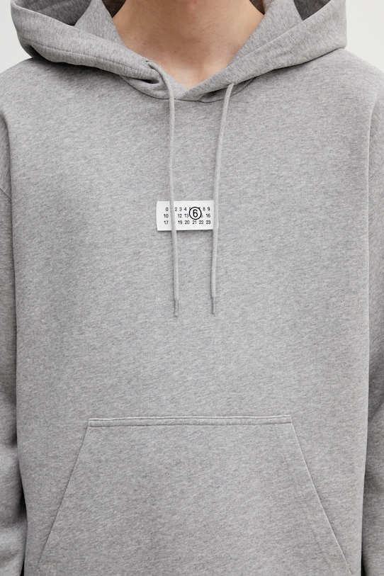 MM6 Maison Margiela bluza bawełniana szary SH0GU0042.M25025.853M