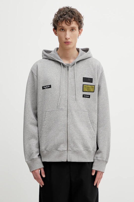 MM6 Maison Margiela bluza bawełniana bawełna szary SH0HG0007.M25025.853M