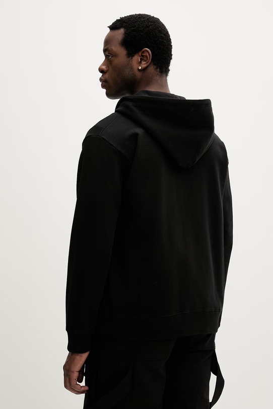 Odzież MM6 Maison Margiela bluza bawełniana SH0HG0007.M25025.900 czarny