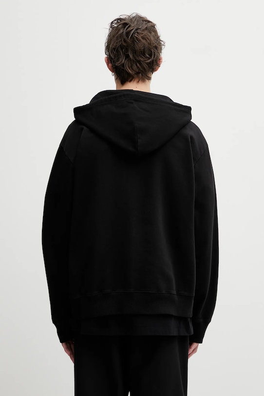 Odzież MM6 Maison Margiela bluza bawełniana SH0HG0007.M25025.900 czarny