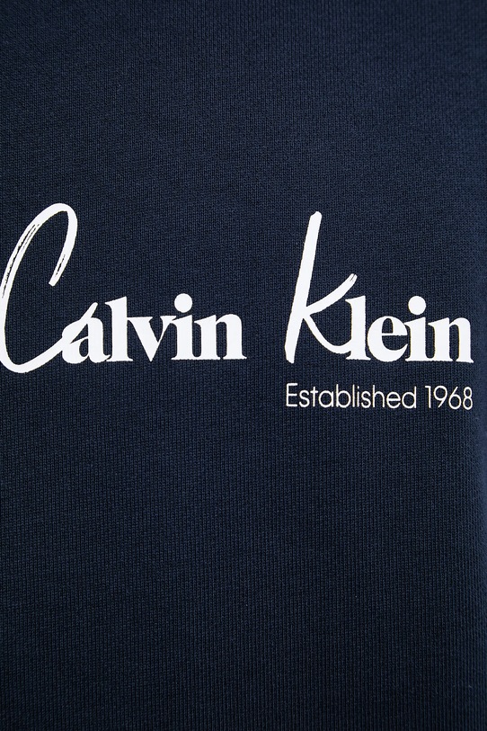 Calvin Klein Jeans bluza z kapturem męska bawełniana LV04RF234G granatowy