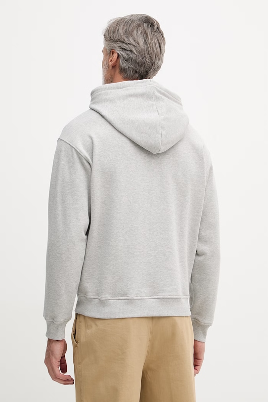 Odzież United Colors of Benetton bluza z kapturem męska bawełniana 30HRU2023 szary