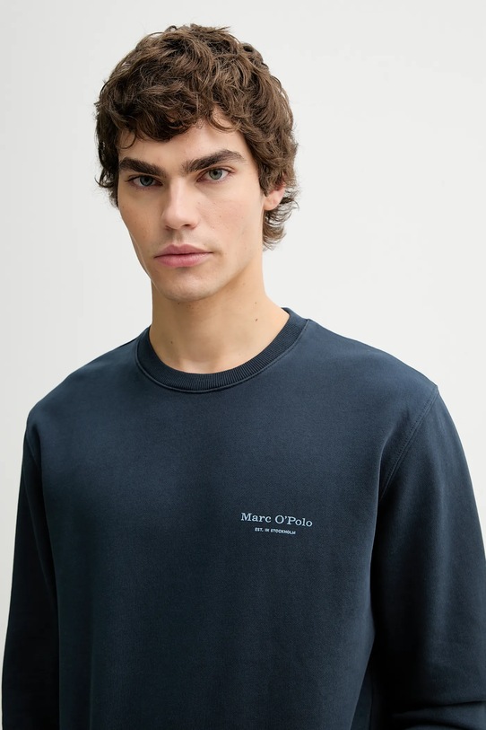 Marc O'Polo bluza bawełniana granatowy 5000012634