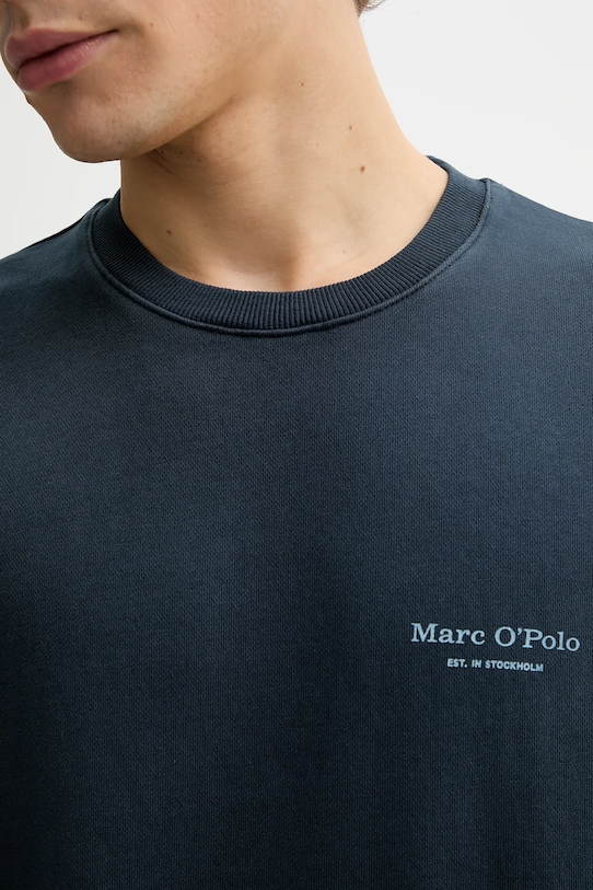 Marc O'Polo bluza bawełniana 5000012634 granatowy