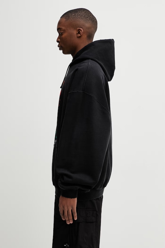 VETEMENTS bluza bawełniana 7 Sins ME76HD195BX czarny SS26