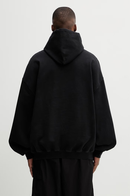 Odzież VETEMENTS bluza bawełniana 7 Sins ME76HD195BX czarny