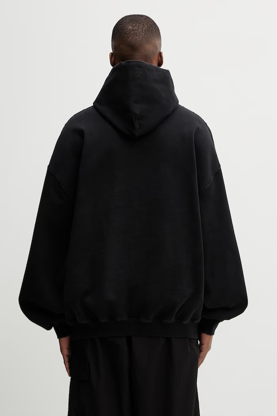 Odzież VETEMENTS bluza bawełniana 7 Sins ME76HD195BX czarny