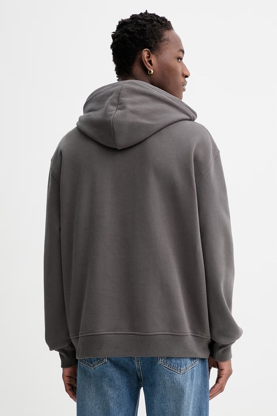 Odzież AllSaints bluza bawełniana ASHER M017ND szary