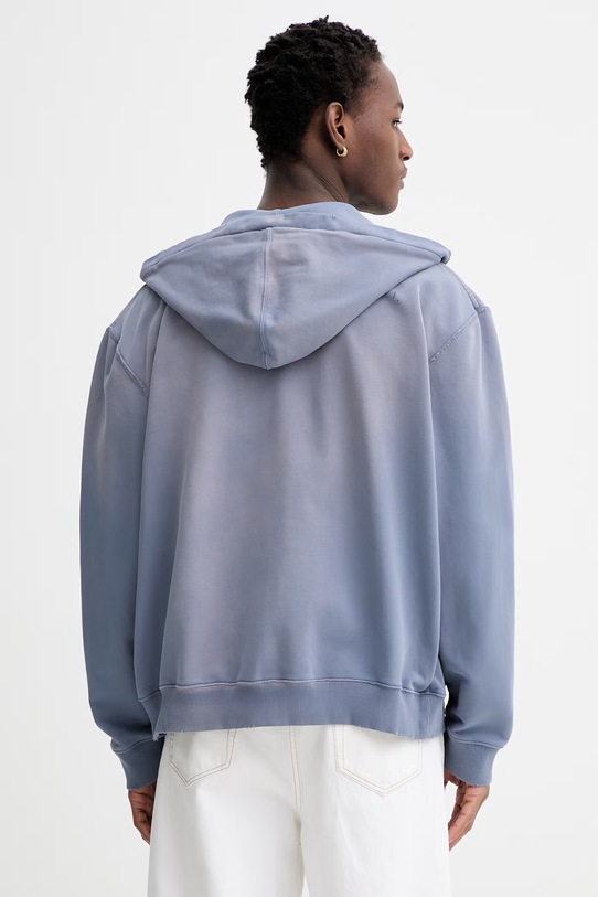 Odzież AllSaints bluza bawełniana AETERNA M021NE fioletowy