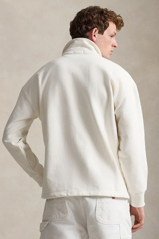 Polo Ralph Lauren bluza męska z bawełną 710B13514 beżowy SS26