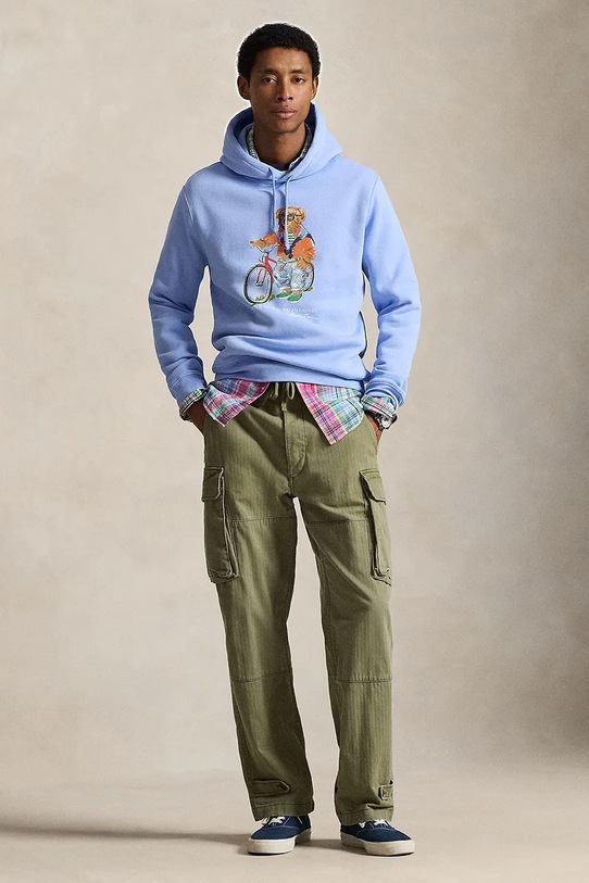 Odzież Polo Ralph Lauren bluza 710B14614 niebieski