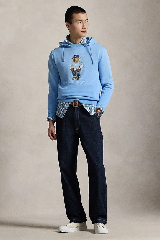 Odzież Polo Ralph Lauren bluza 710B14619 niebieski