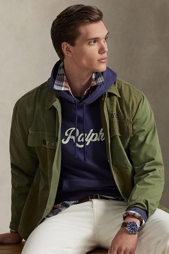 Polo Ralph Lauren bluza 710A13054 fioletowy