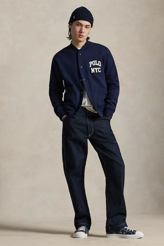 Odzież Polo Ralph Lauren bluza 710A13244 granatowy