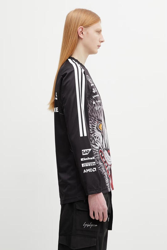 Y-3 x F1 DRVR SS JRS longsleeve męski czarny KQ9852
