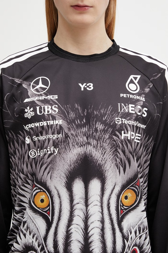 Y-3 x F1 DRVR SS JRS longsleeve męski KQ9852 czarny