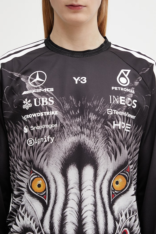 Y-3 x F1 DRVR SS JRS longsleeve męski KQ9852 czarny