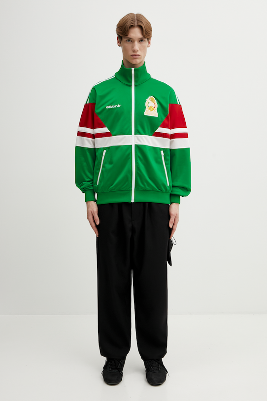 adidas Performance bluza FMF TT 86 zielony JM1092