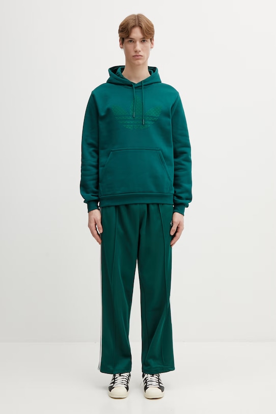 Mikina adidas Originals MONOGRAM HD zelená KD0403