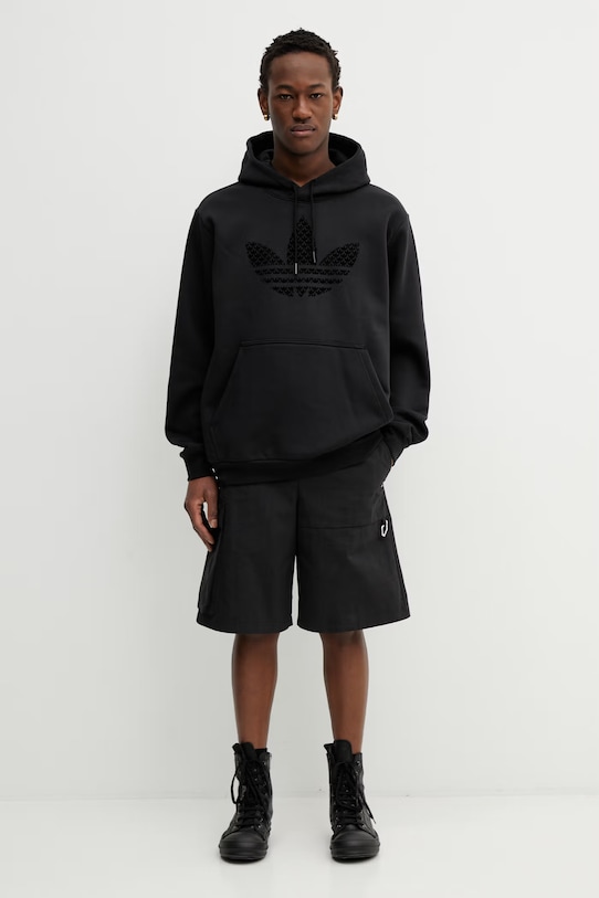 Mikina adidas Originals MONOGRAM HD KD1358 čierna