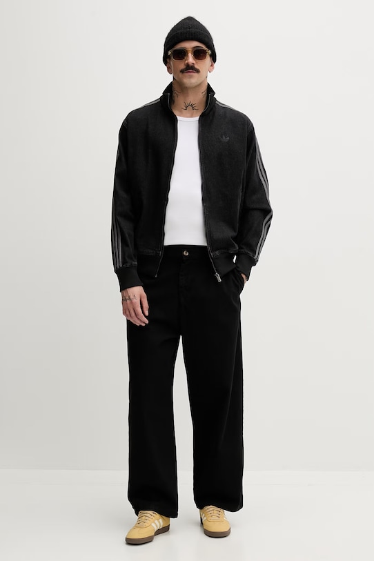 adidas Originals Μπλούζα ανδρική ντένιμ DENIM FB TT KD1516 μαύρο SS26