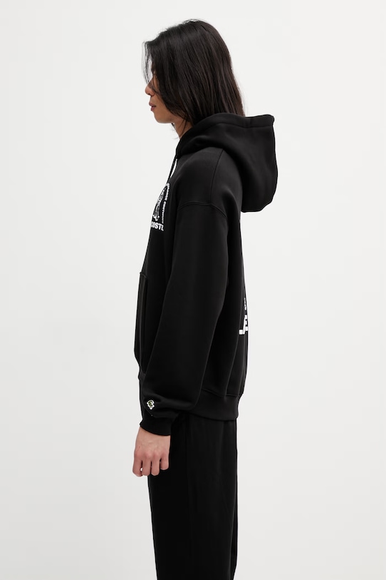 Lacoste felpa con cappuccio in cotone da uomo SH1371 nero SS26