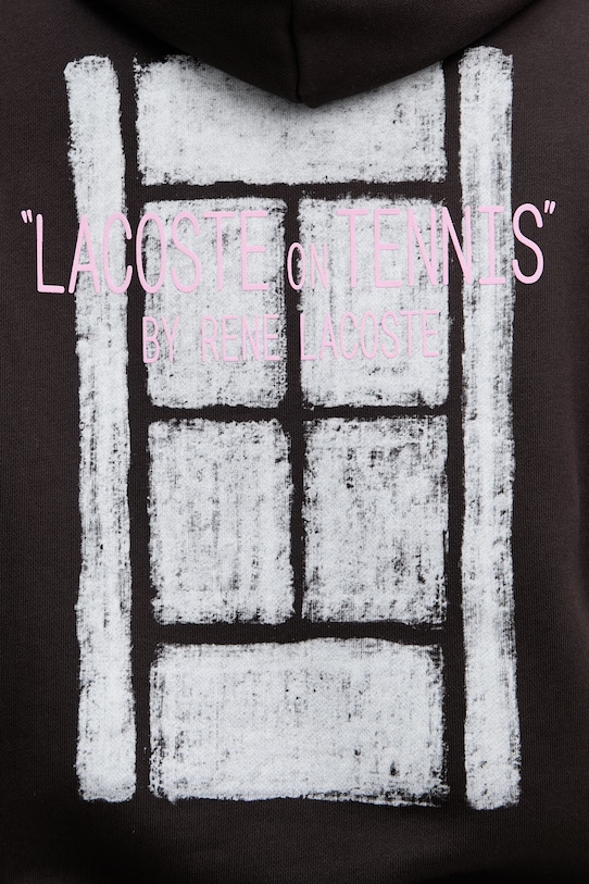 Lacoste bluza z kapturem męska bawełniana SH2196