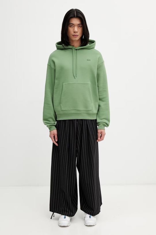 Lacoste felpa in cotone SH7741 verde