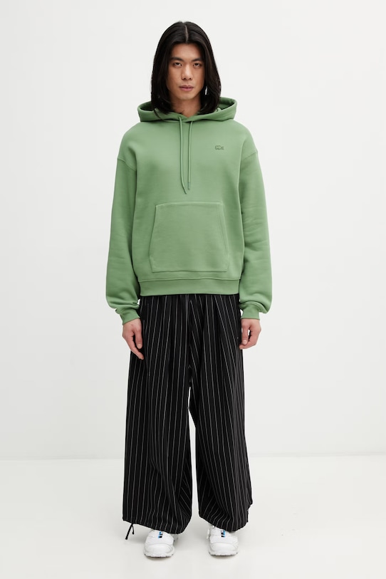 Lacoste felpa in cotone SH7741 verde