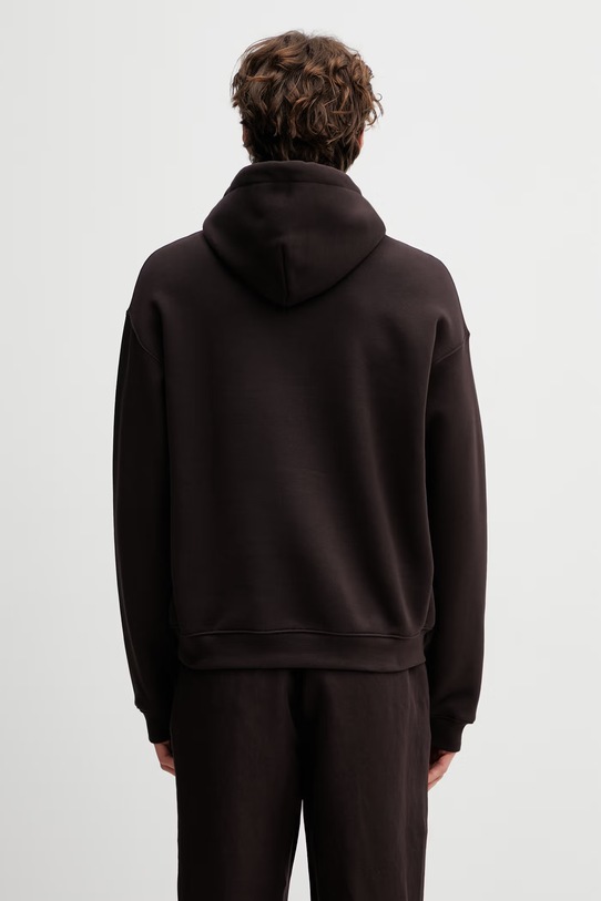 Oblečenie Bavlnená mikina Lacoste SH7741 hnedá