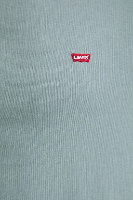 Levi's bluza bawełniana THE ORIGINAL HM HOODIE 34581.0060 turkusowy