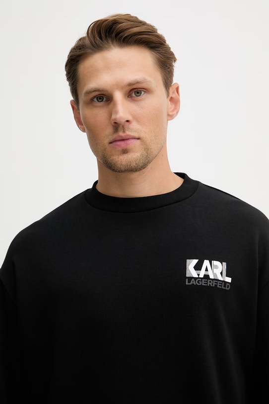 Pulover Karl Lagerfeld črna 562900.705100