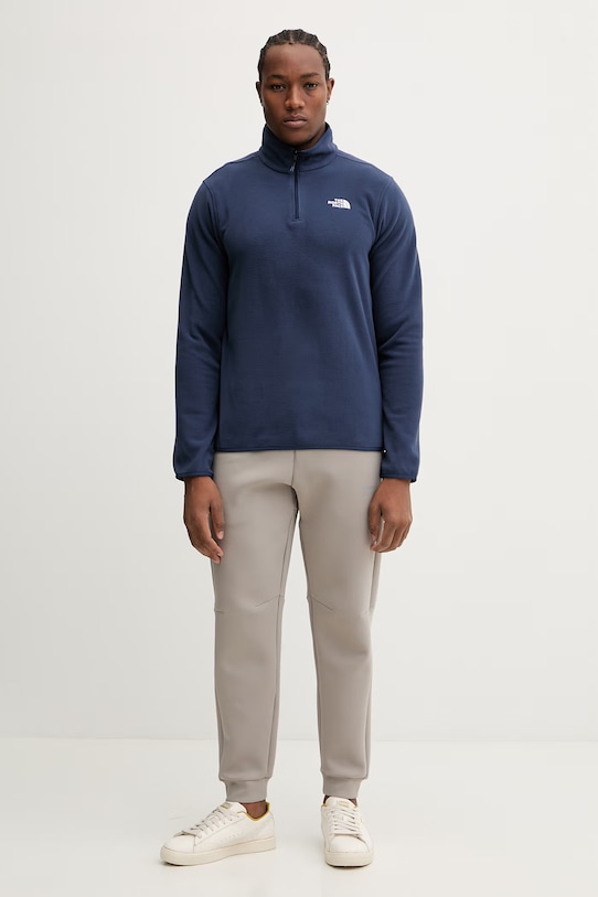 Fleecová mikina The North Face NF0A8D0Q8K21 tmavomodrá SS26