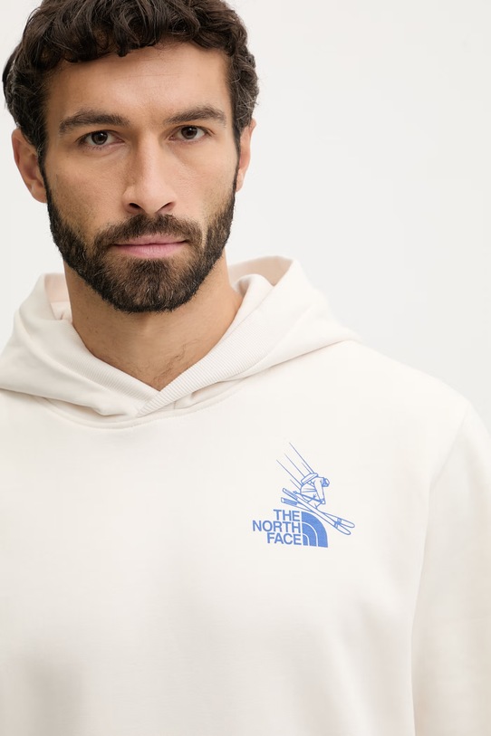 The North Face bluza MOUNTAIN CELEBRATION beżowy NF0A8GB9QLI1