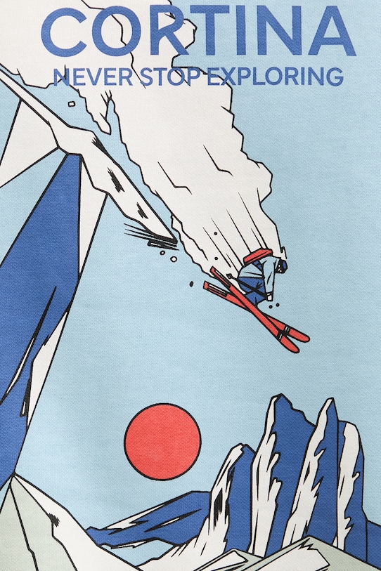 Суичър The North Face MOUNTAIN CELEBRATION NF0A8GB9QLI1 бежов