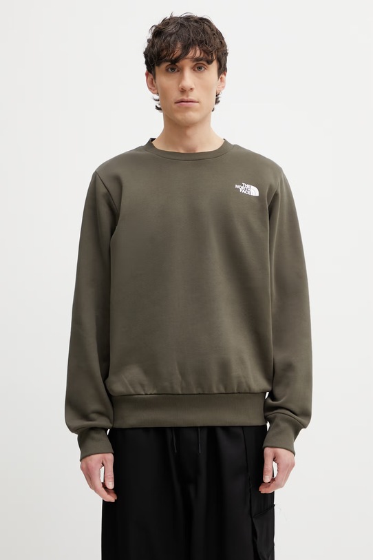 The North Face bluza Simple Dome gładkie zielony NF0A89FB21L1