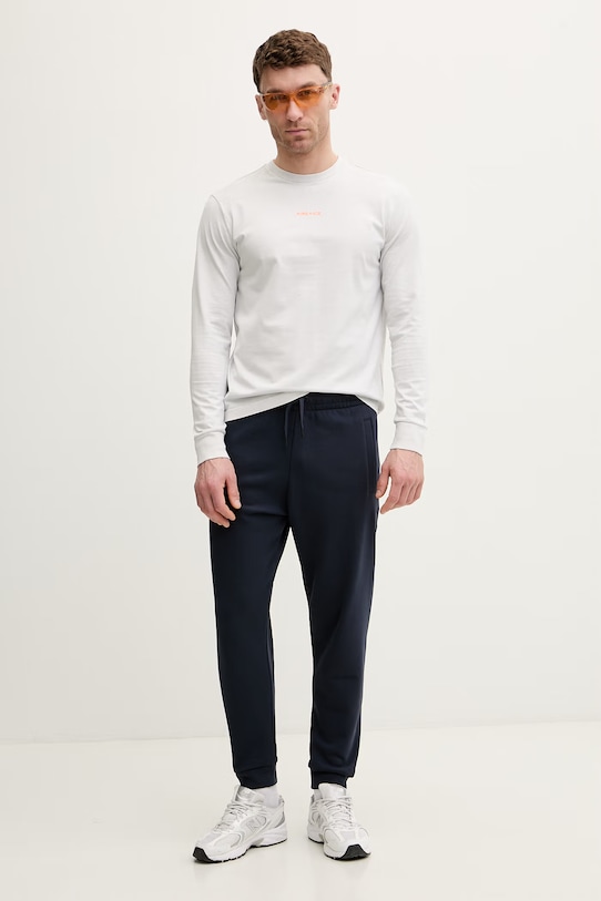 BOGNER Fire+Ice tričko s dlouhým rukávem pánské bavlněné DANTE2 54249608 šedá SS26