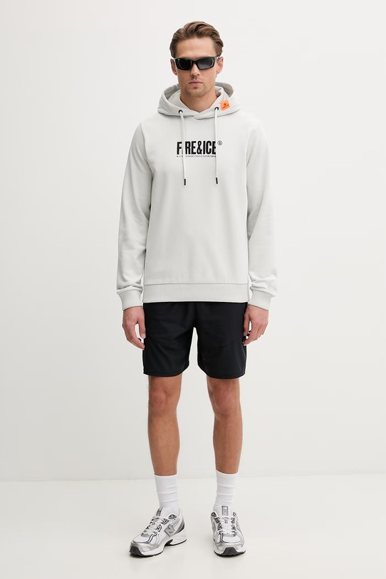 BOGNER Fire+Ice bluza męska bawełniana FILIZ 84327936 szary SS26